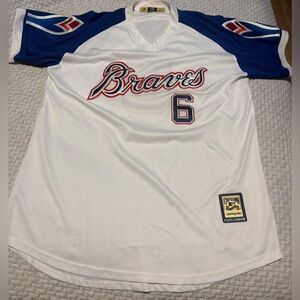Bobby Cox Atlanta Braves #6 Majestic Cooperstown Collection Cool Base Jersey XL